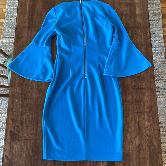 Calvin Klein 3/4 Bell Sleeve Dress - Picture 3 of 6
